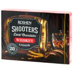 Конфеты Roshen Shooters шоколадные виски-ликер 150г