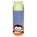 Шкарпетки Premier Socks Пінгвін дитячі класичні махрові р.20-22 синій