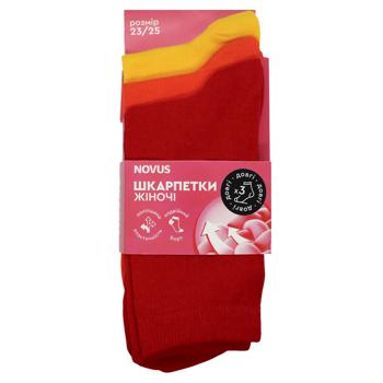 Novus Bright Mix Set of Long Women's Socks s.23-25 3 Pairs - buy, prices for NOVUS - photo 1
