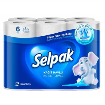 Selpak 3-ply Paper Towels 6pcs - buy, prices for NOVUS - photo 7