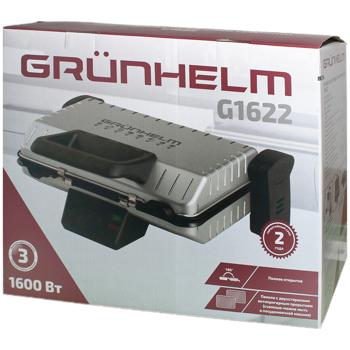 Гриль контактний Grunhelm G1622 - купить, цены на Auchan - фото 1