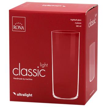 Rona Classic Light HB Glass Set 2pcs 385ml