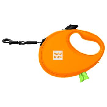 Waudog R-leash Roulette-Leash with Tape with Waste Bag Container M Up to 20kg 5m Orange - buy, prices for MasterZoo - photo 3