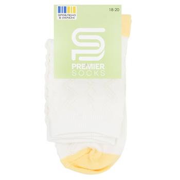 Носки детские Premier Socks высокие ажурные р.16-22 белый - купить, цены на - фото 5