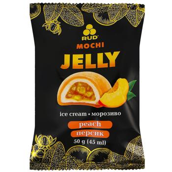 Морозиво Рудь Mochi Jelly Персик 50г - купити, ціни на МегаМаркет - фото 1