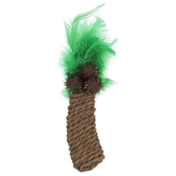 AnimAll Palm Tree with Feathers Cat Toy 19cm - buy, prices for Auchan - photo 1