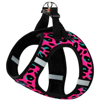 Barksi Sport Vest Nylon Dog Harness S 34cm with Leopard Print