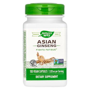 Nature's Way Asian Ginseng Root 1120mg 100 capsules