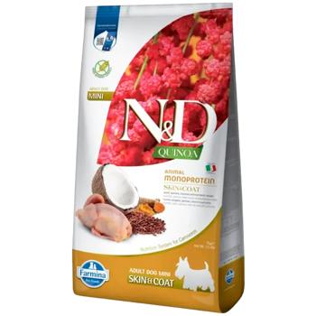 Farmina N&D Quinoa Skin & Coat Dry Food with Quail, Quinoa, Coconut and Turmeric for Healthy Skin and Coat of Small Breed Dogs 7kg - buy, prices for MasterZoo - photo 1