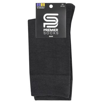 Premier Socks Premium Men's Socks s.29 Dark Grey