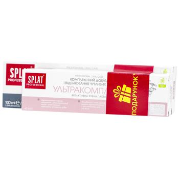 Зубная паста Splat Ultracomplex 100мл + White Plus 40мл - купить, цены на КОСМОС - фото 2