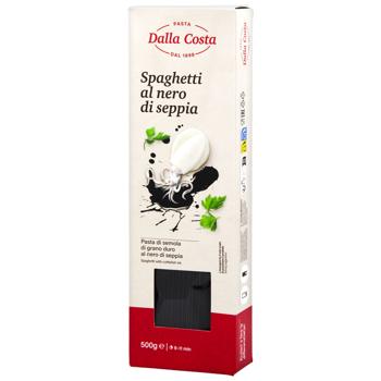 Dalla Costa Spaghetti Pasta with Cuttlefish Ink 500g - buy, prices for Epicentr FOOD - photo 1