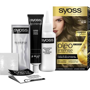 Краска для волос Syoss Oleo Intense 6-10 темно-русый 115мл Краска для волос Syoss Oleo Intense 6-10 темно-русый 115мл - купить, цены на - фото 6