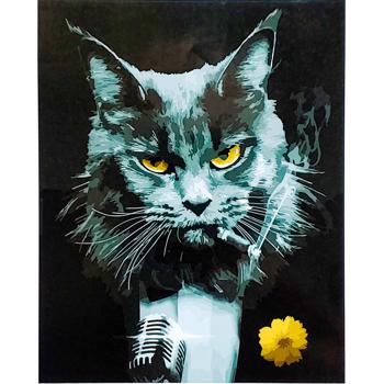 Strateg Serious Cat Painting by Numbers 40x50cm - buy, prices for Tavria V - photo 1