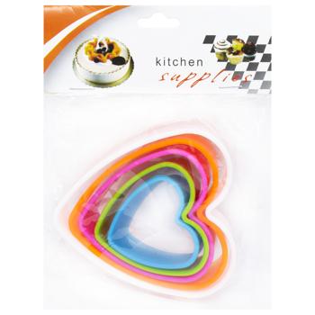 Heart Baking Form 5pcs - buy, prices for - photo 1