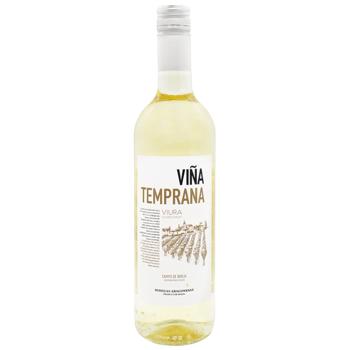 Вино Vina Temprana белое сухое 13% 0,75л - купить, цены на - фото 1