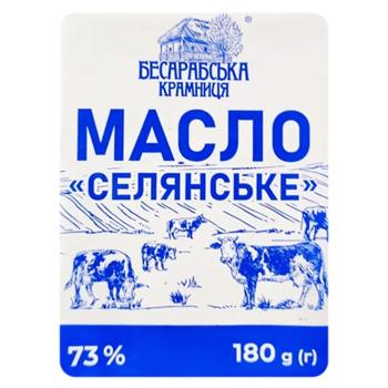 Butter Besarabska krambytsia Peasant style 73% 180g - buy, prices for Ideal - photo 1