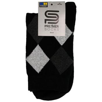 Носки Premier Socks Эконом мужские высокие махровые Ромбы р.25, 27, 29 в ассортименте - купить, цены на - фото 3