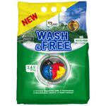 Стиральный порошок Wash&Free Горная свежесть 2,4кг