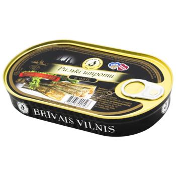 Шпроти Brivais Vilnis Ризькі в олії 190г - купити, ціни на - фото 3
