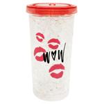 Glass with Plastic Lid 450ml