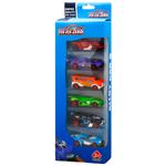 Ігровий набір автомобілів 6шт 11*32,5*4см