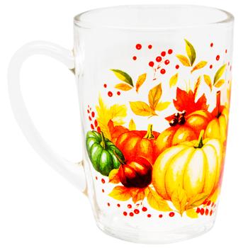 ЧАШКА СКЛО ГАРБУЗОВЕ НАТХНЕН330МЛ - купити, ціни на Auchan - фото 2