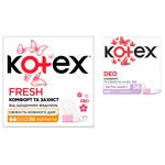 Прокладки щоденні Kotex Fresh Deo Normal Plus 56шт