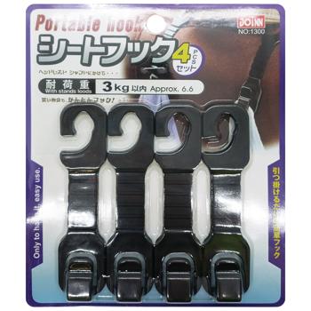 Крючок Doinn для авто 4шт - купить, цены на КОСМОС - фото 1