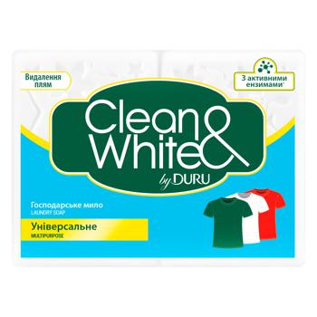 Duru Clean & White Universal Laundry Soap 2x120g - buy, prices for MegaMarket - photo 1