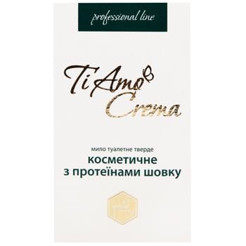 Мыло твердое Ti Amo Crema с протеинами шелка 115г - купить, цены на МегаМаркет - фото 2