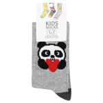 V&T Panda Heart Children's Socks s.18-20 Grey Melange