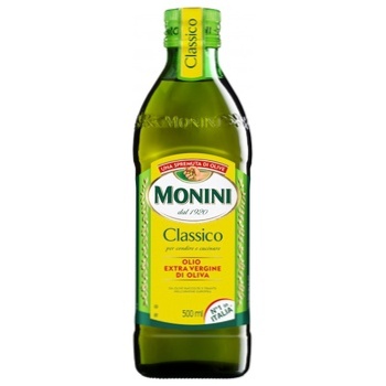 Масло оливковое Monini Extra Virgin первого холодного отжима 0,5л - купить, цены на Auchan - фото 1