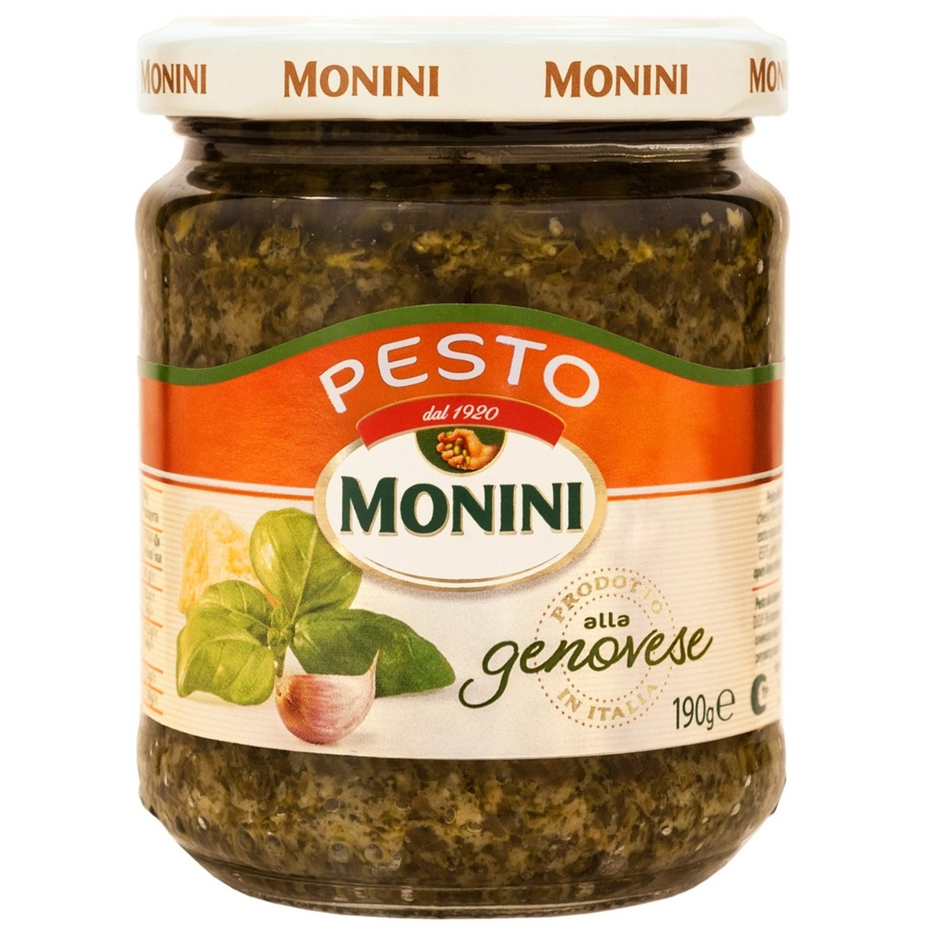 

Соус Monini Pesto с базиликом и чесноком 190г