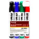 Набор маркеров Axent Whiteboard круглые 2мм 4шт