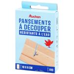 Auchan Detachable Plaster 6*10cm 10pcs