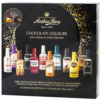 Конфеты Anthon Berg Chocolate Liqueurs шоколадные с ликером 187г - купить, цены на METRO - фото 1