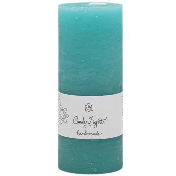 Candy Light Lagoon Cylinder Candle 6x15cm