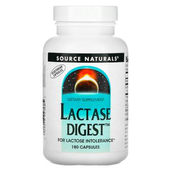 Лактаза Source Naturals Lactase Digest 180 капсул - купить, цены на Biotus - фото 1