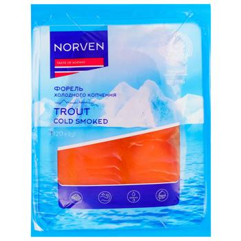 Форель Norven холодного копчения нарезка 120г