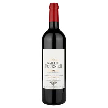 Chateau Gaillot Fournier Red Dry Wine 13.5% 0.75l