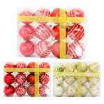 Merry Christmas PVC Ball Decoration 12pcs 6527-P1-235