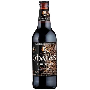 O'Hara's Irish Stout Dark Filtered Beer 4.3% 0.5l - buy, prices for WINETIME - photo 1