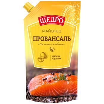 Майонез Щедро Провансаль 67% 500г - купить, цены на КОСМОС - фото 1