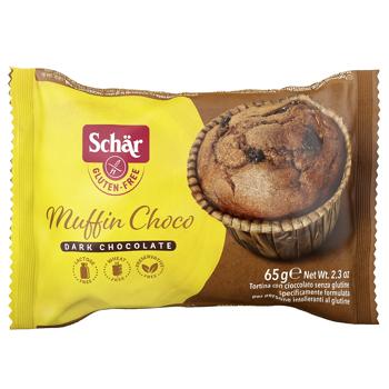 Маффин Dr. Schar Muffin Choco без глютена с кусочками шоколада 65г