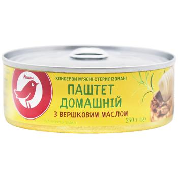 Auchan Homemade Pate with Butter 240g - buy, prices for Auchan - photo 1