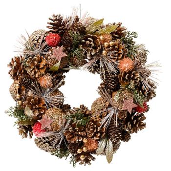 Wreath with Cones 34cm - buy, prices for - photo 1