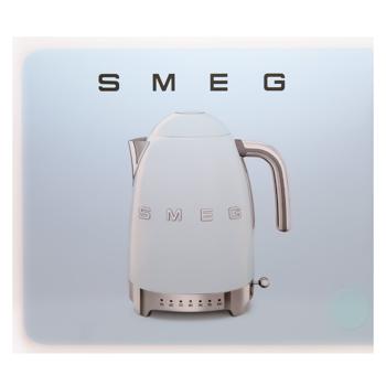 Smeg 50х 3D Electric Pastel Blue Kettle with Temperature Controller 1.7l - buy, prices for WINETIME - photo 2