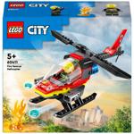 City Lego Fire Rescue Helicopter Construction Set