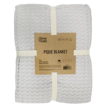 Плед Ardesto Pique 220х230см светло-серый - купить, цены на NOVUS - фото 1